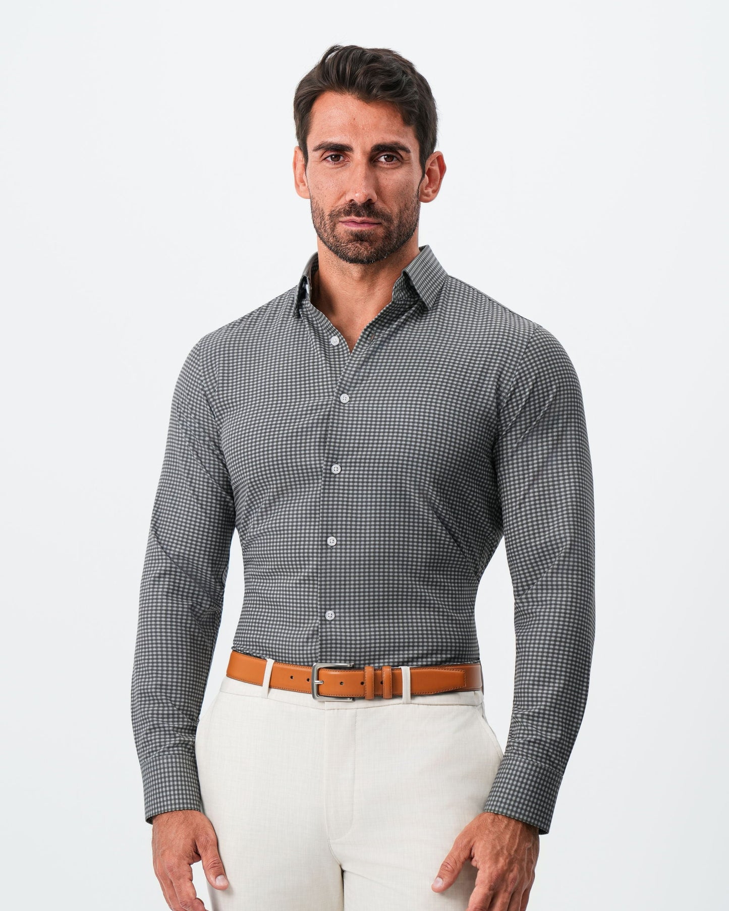 State & Liberty "The Matty" Dark Green & Light Blue Mini Check