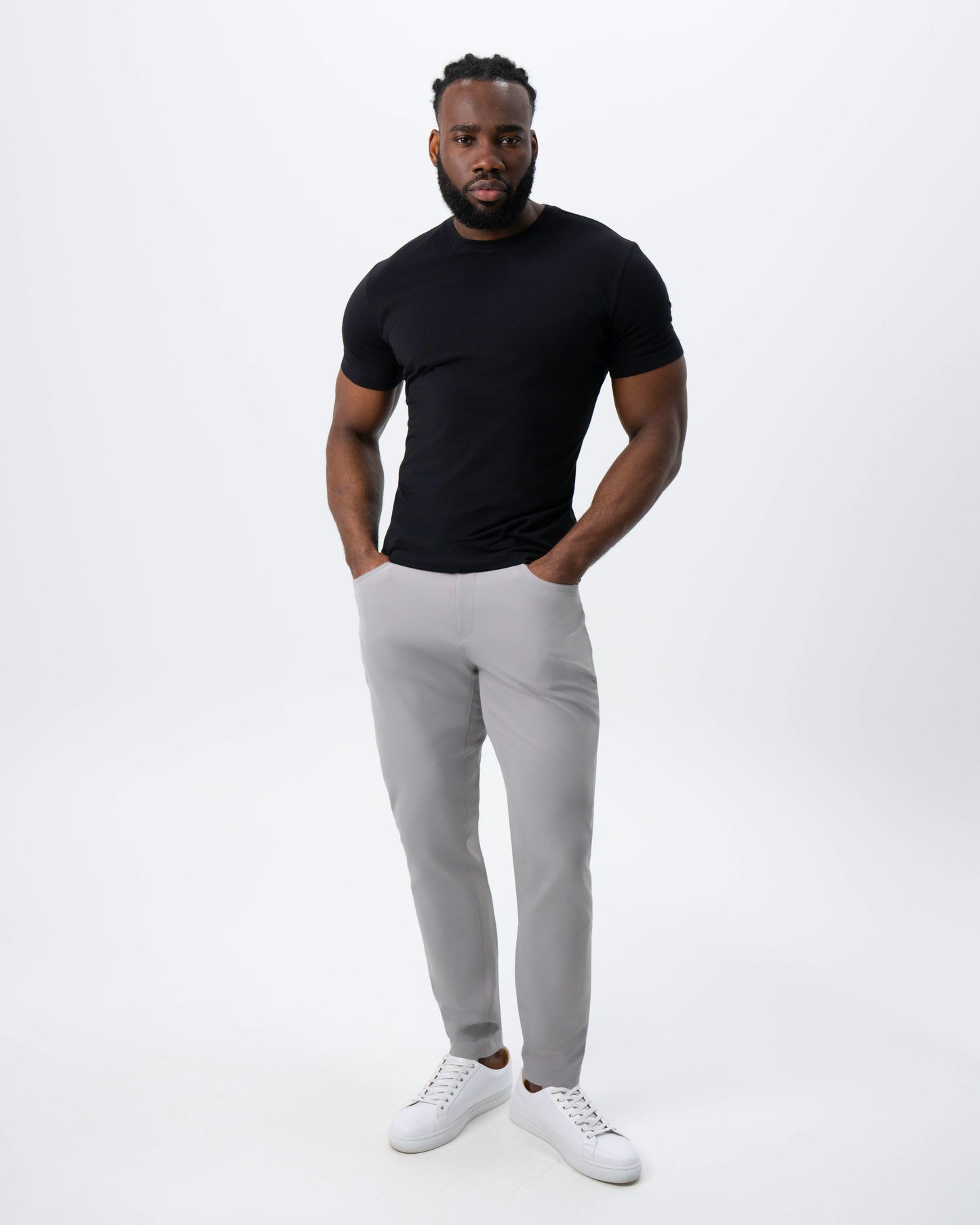State & Liberty "The Westport" Black Short Sleeve Crewneck