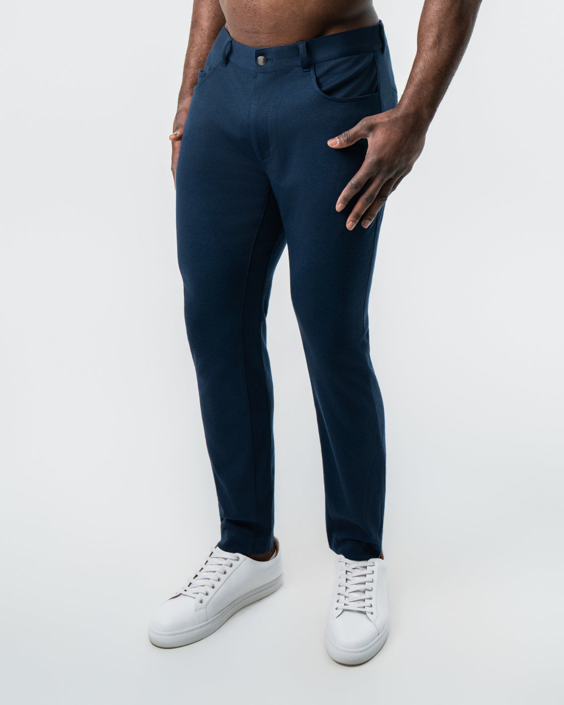 State & Liberty Knit Chino - Navy
