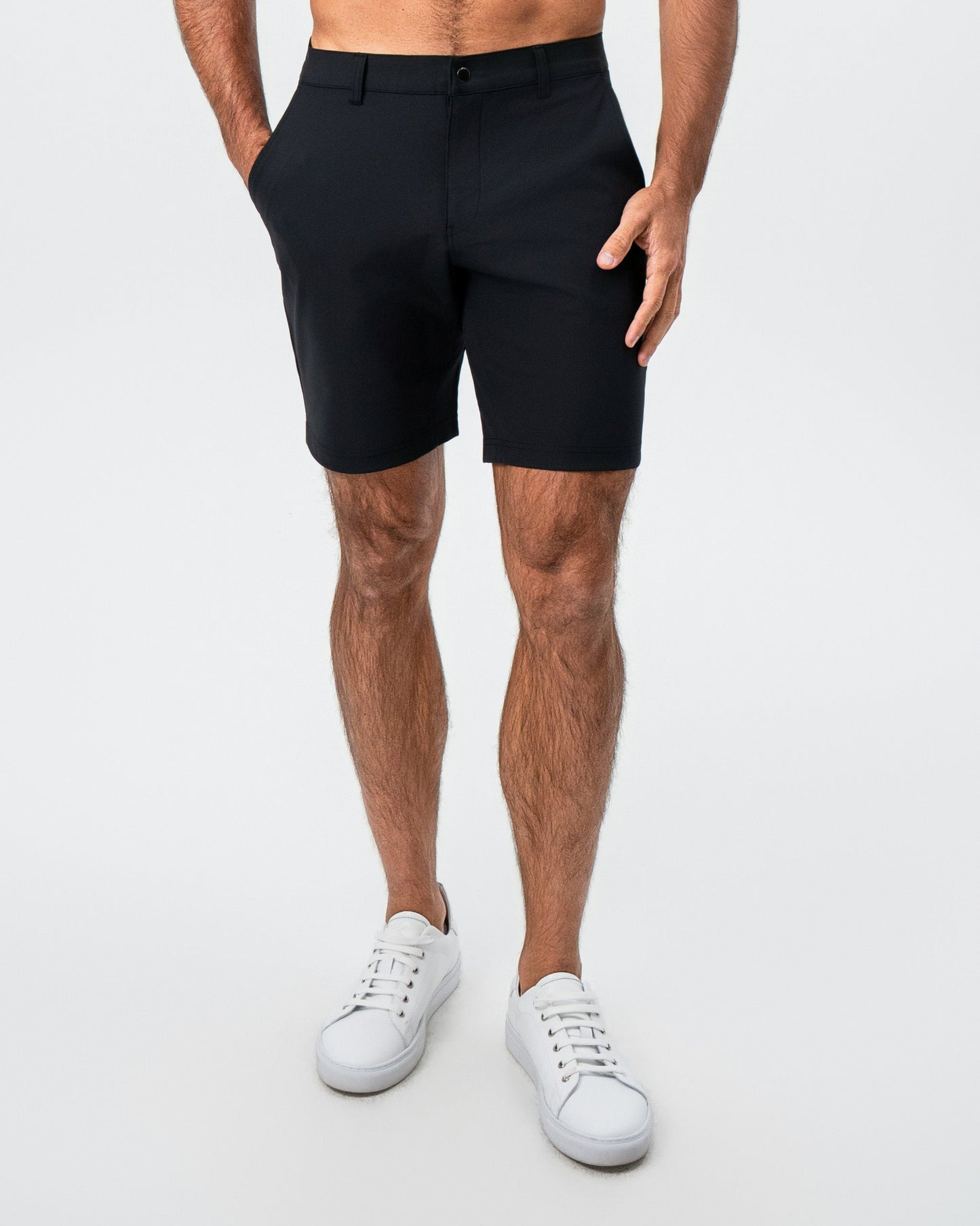 State & Liberty Athletic Fit Shorts - Black