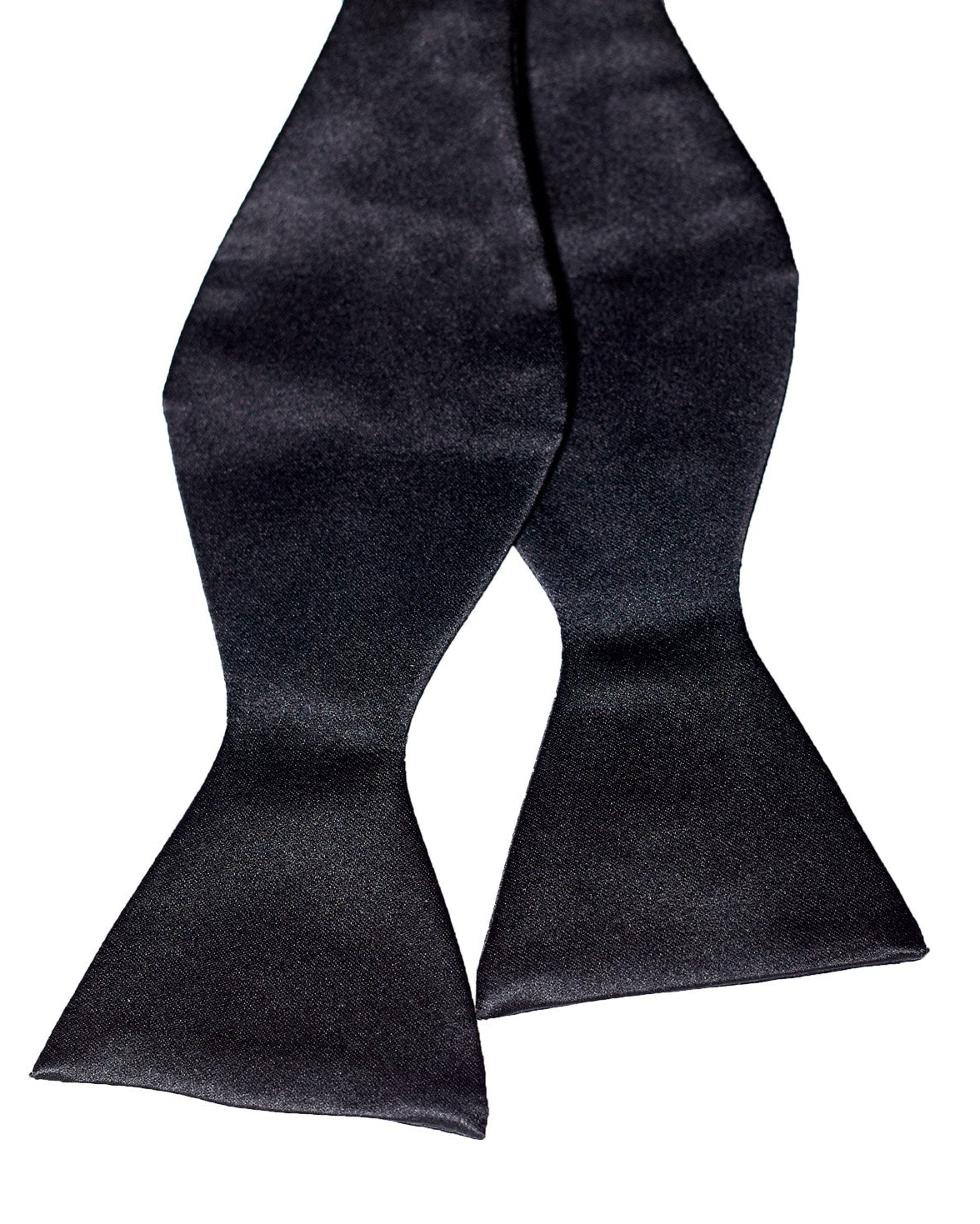 State & Liberty Black Silk Bowtie