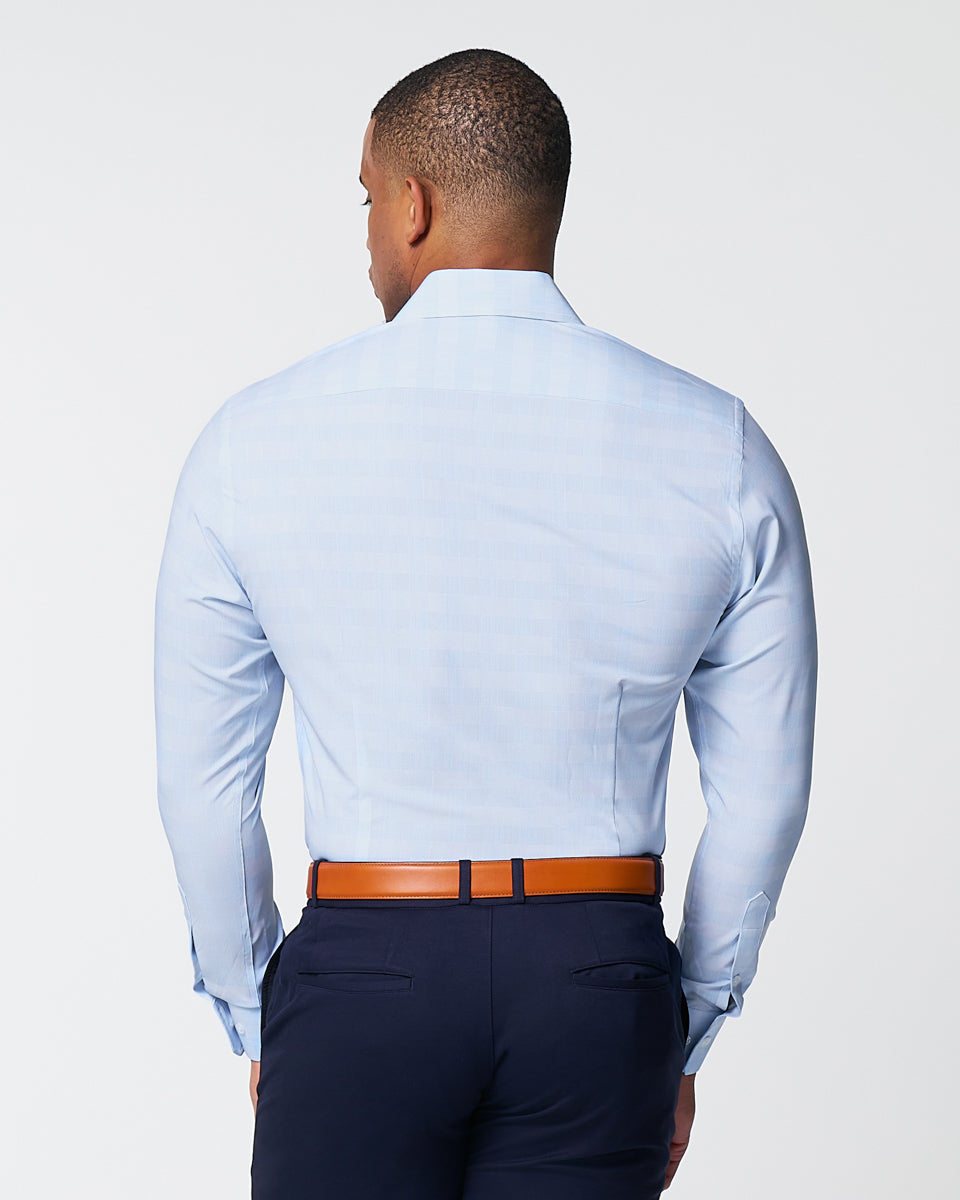 State & Liberty "The Flynn" Light Blue & White Plaid