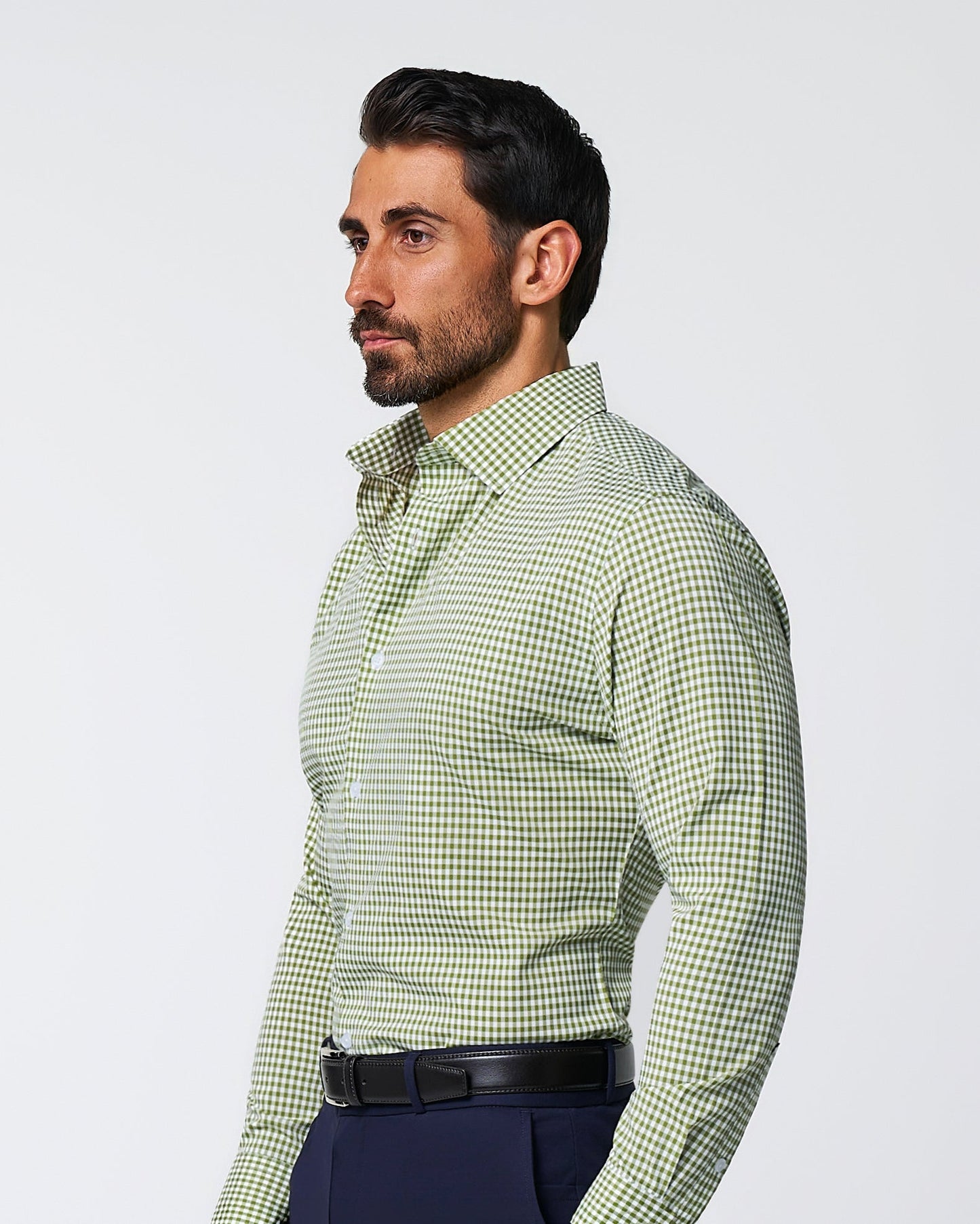 State & Liberty "The Dallas" Green Gingham