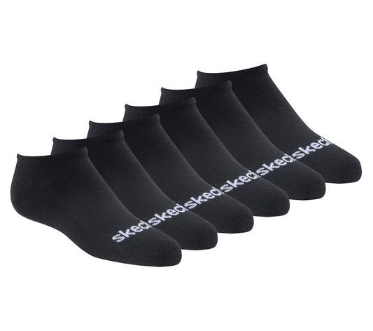 6 Pack No Show Cotton Socks Kids Skechers on sale