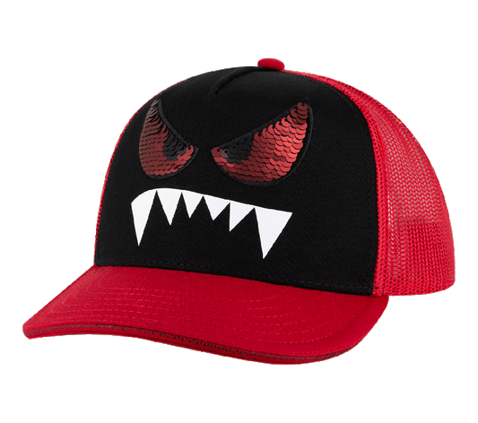 Monster Eyes Trucker Hat Women|Men Skechers discount