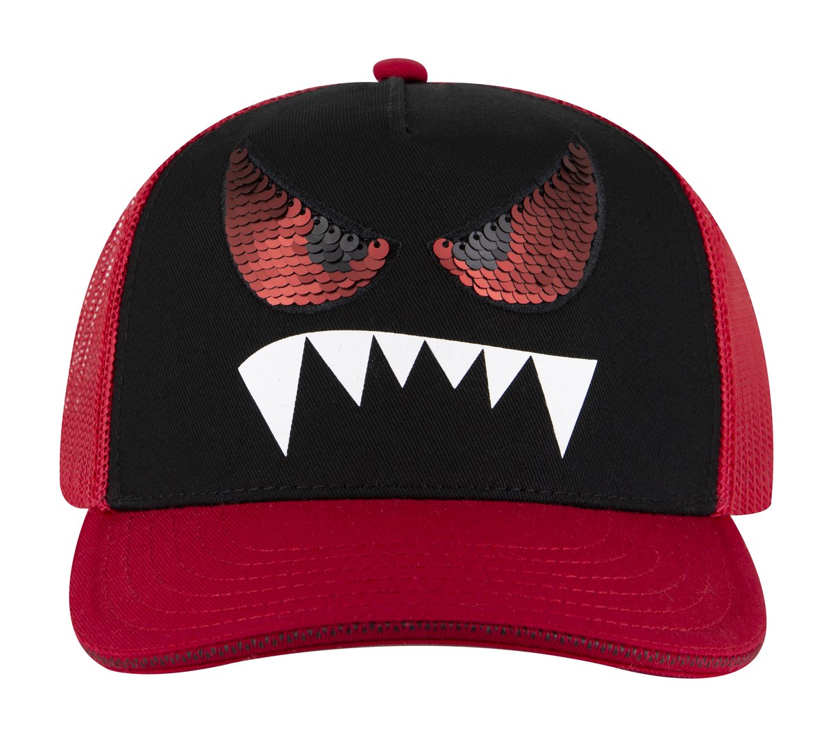 Monster Eyes Trucker Hat Women|Men Skechers discount