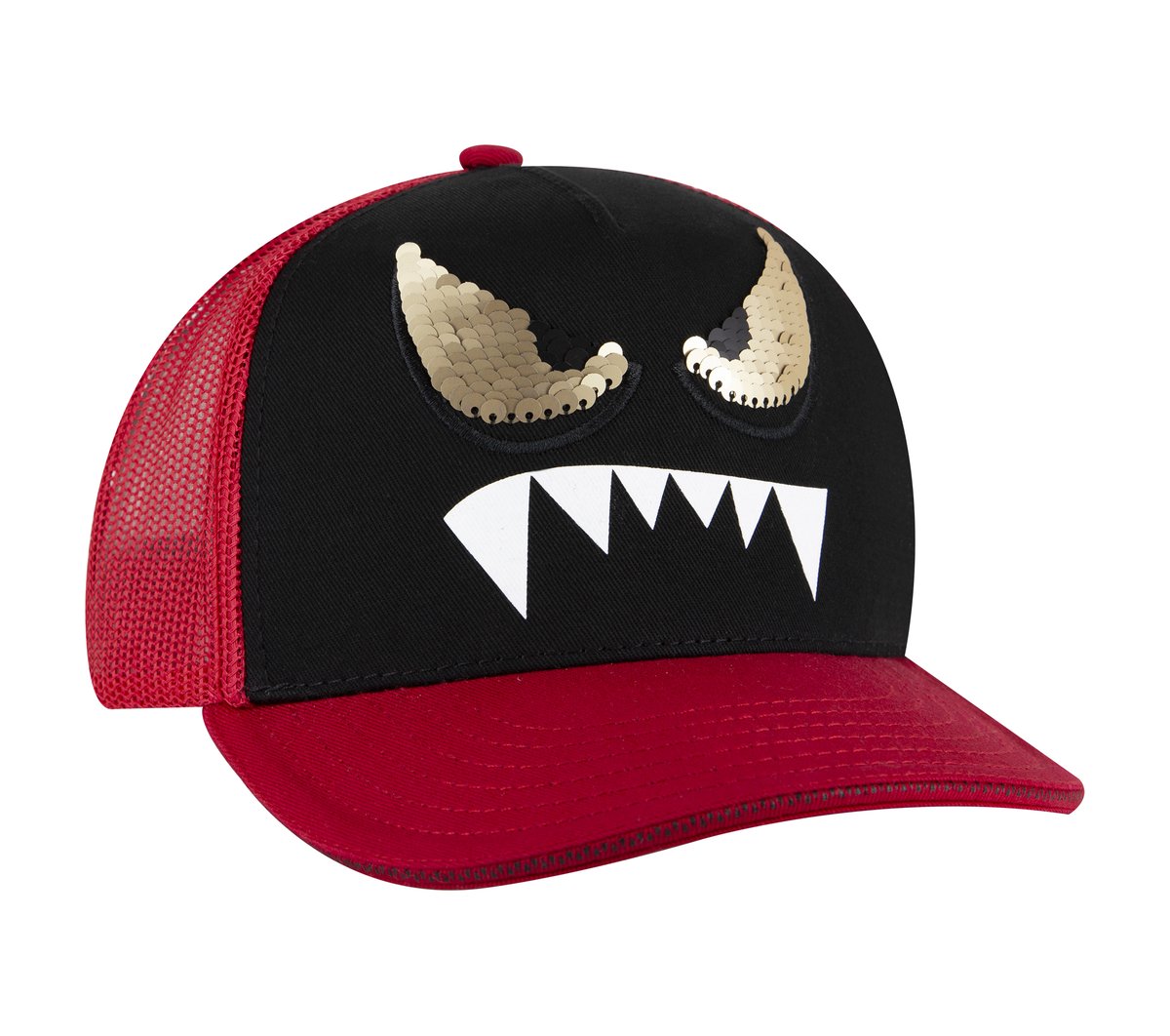 Monster Eyes Trucker Hat Women|Men Skechers discount