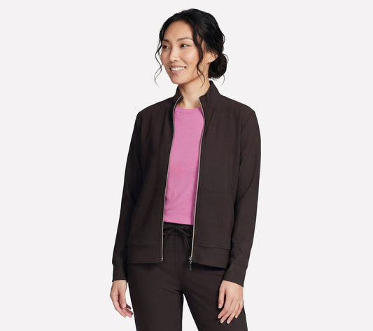 GO Luxe Rib Everyday Full Zip Jacket Women Skechers outlet