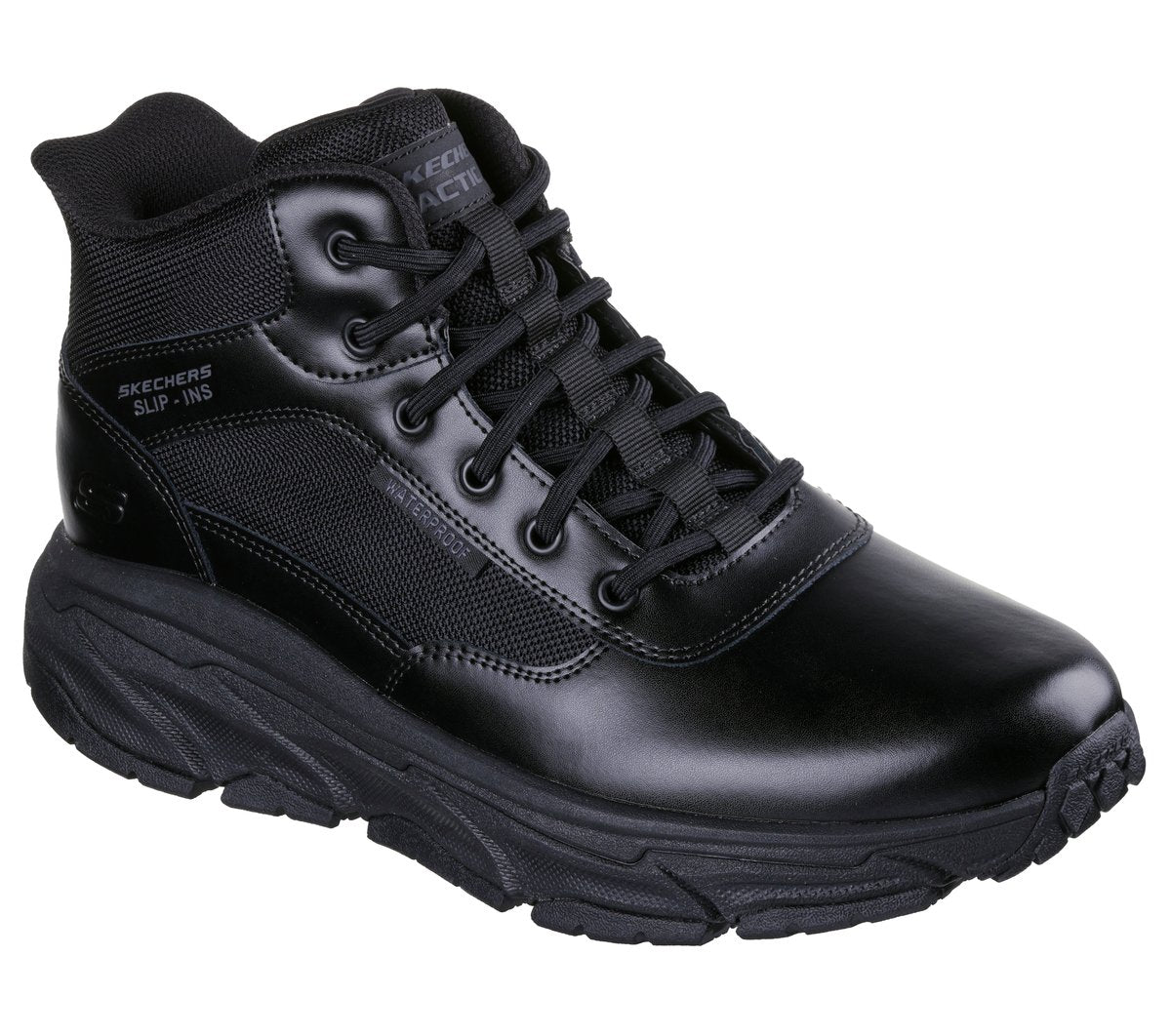 Slip-in Work Waterproof Slip-Resistant: D'Lux Journey - Redron Men Skechers for sale