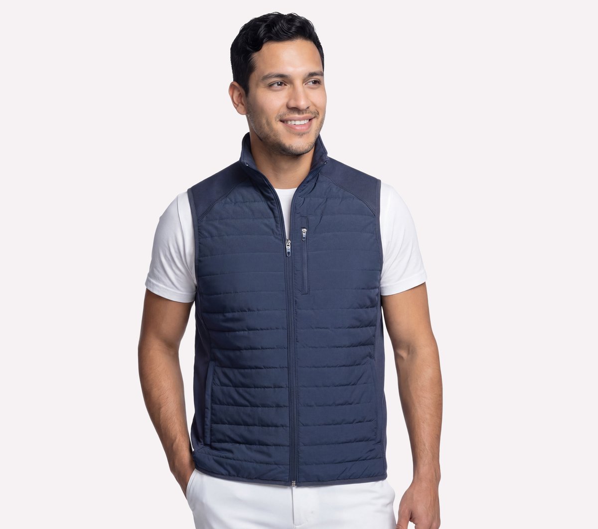 GO SHIELD Cozy Fit Hybrid Vest Men Skechers sale