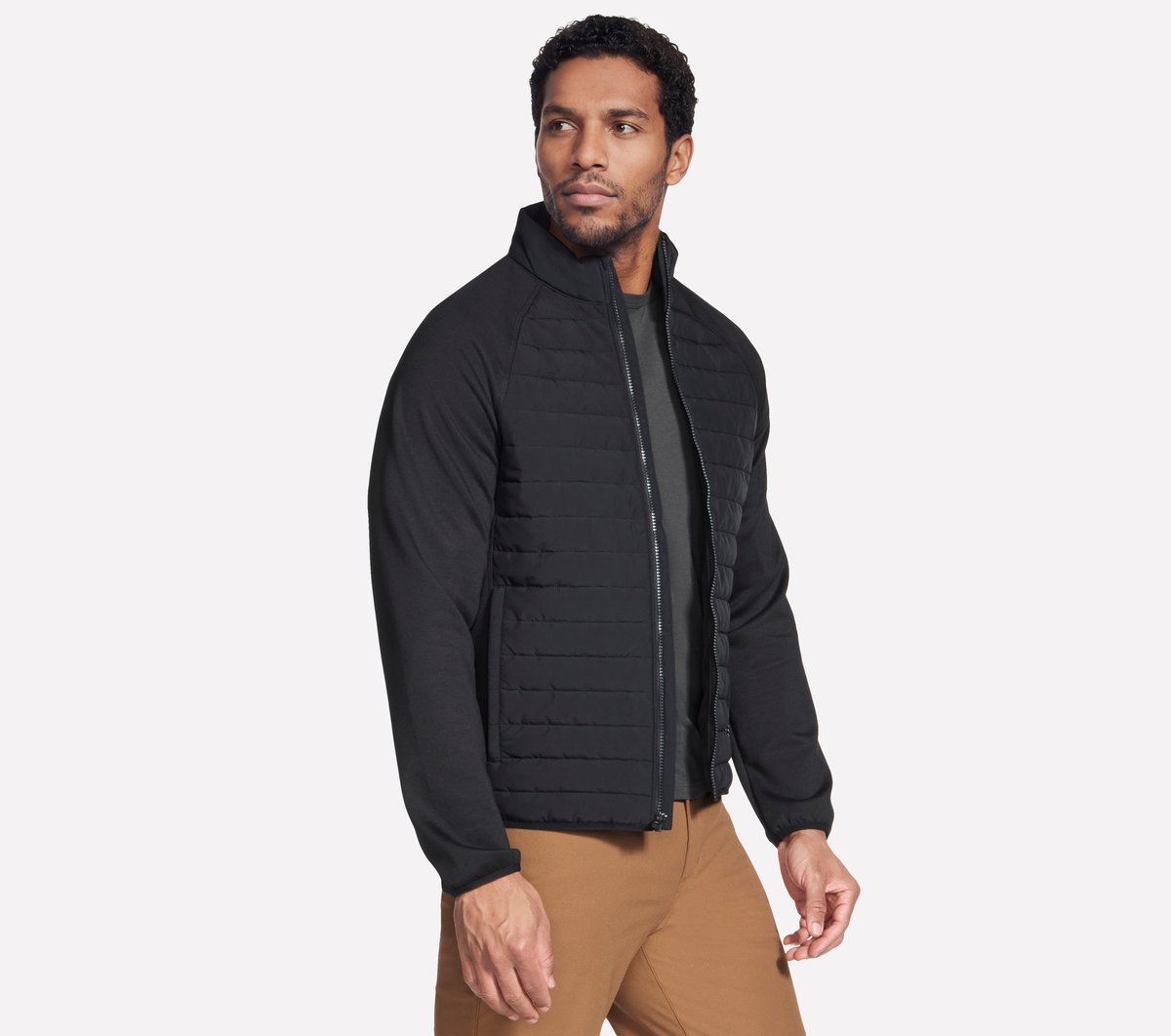 The Hoodless Hoodie Hybrid Jacket Men Skechers sale