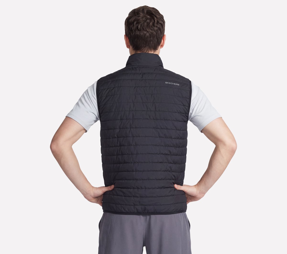GO SHIELD Cozy Fit Altitude Reversible Vest Men Skechers for sale