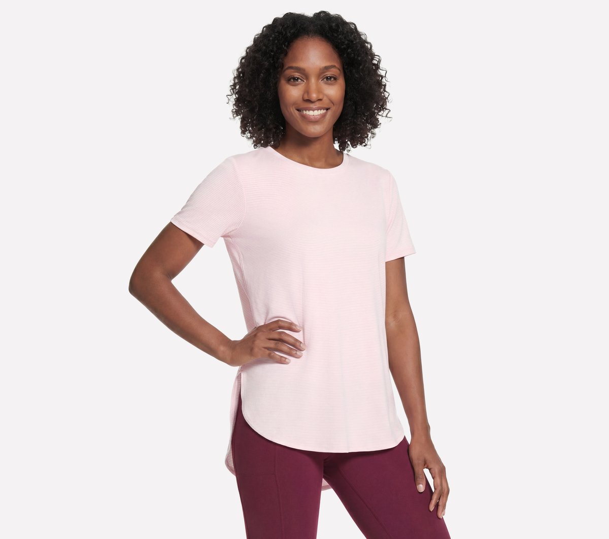 GO DRI Swift Stripe Tunic Tee Women Skechers sale