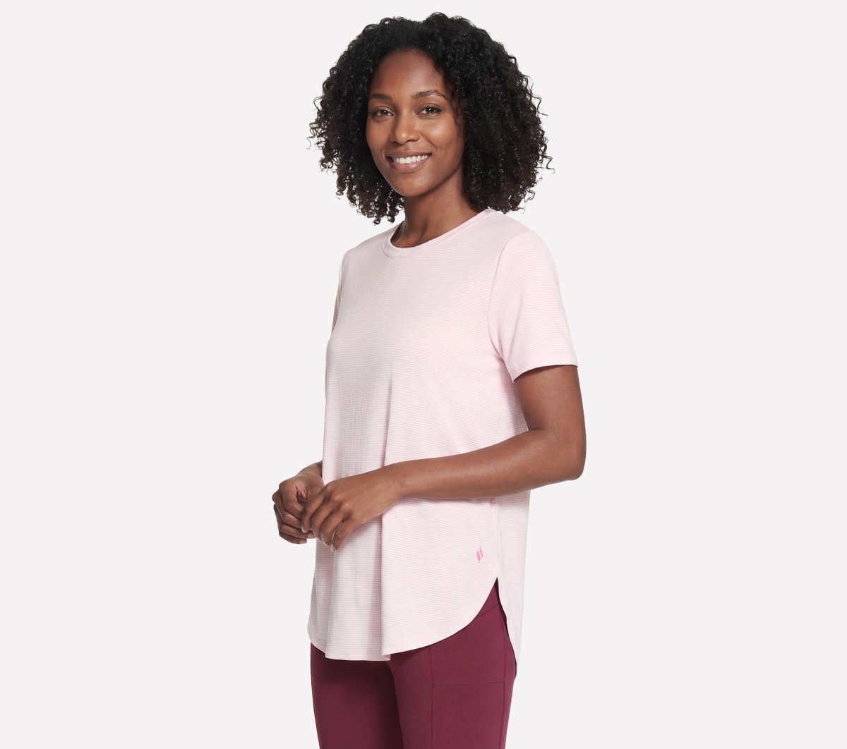 GO DRI Swift Stripe Tunic Tee Women Skechers sale