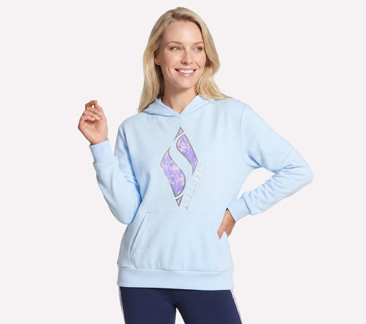 Floral Diamond Pullover Hoodie Women Skechers online