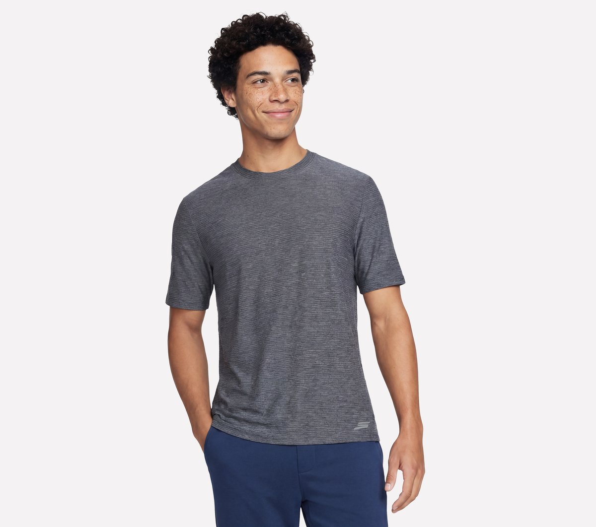 GO DRI All Day Stripe Tee Men Skechers us