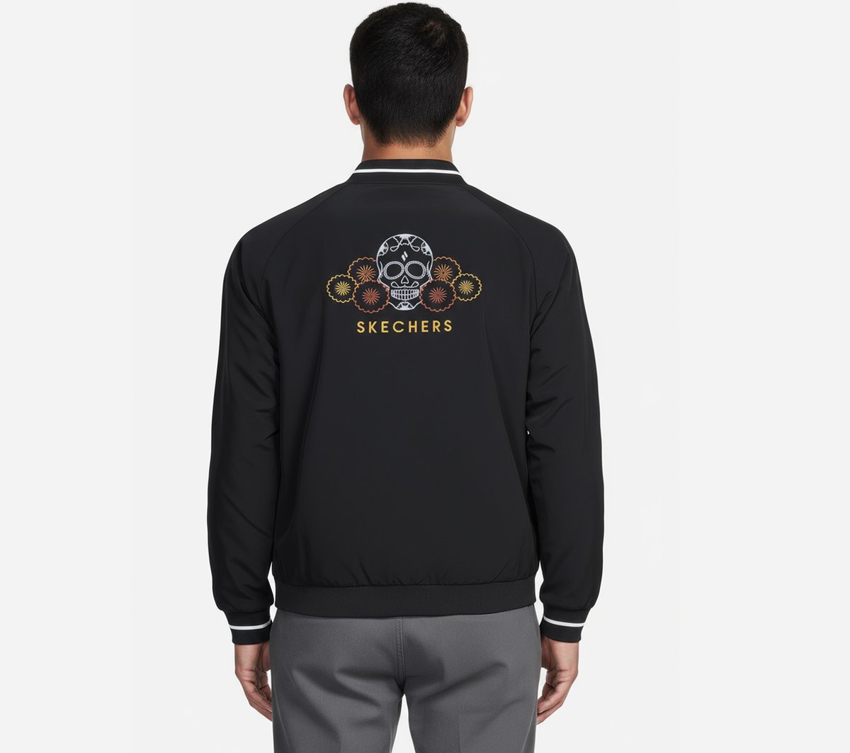 Dia de Muertos Bomber Jacket Men Skechers outlet