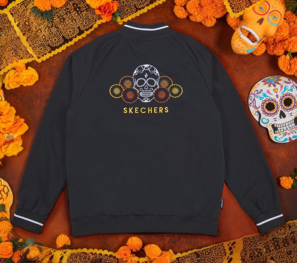 Dia de Muertos Bomber Jacket Men Skechers outlet