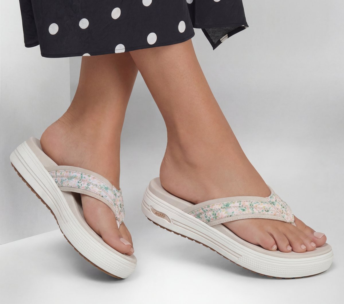 Arch Fit Arcade Sandal - Flora Friends Women Skechers us