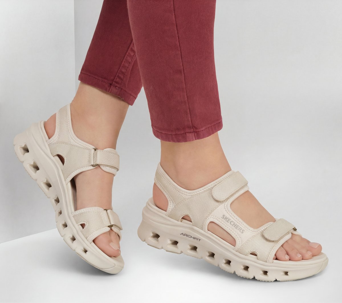 Arch Fit Glide-Step Pro Sandal - Trail Queen Women Skechers discount