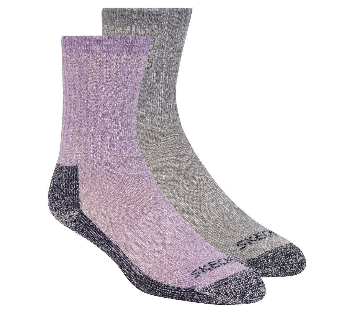 2 Pack Women's Crew Wool Socks Women Skechers discount