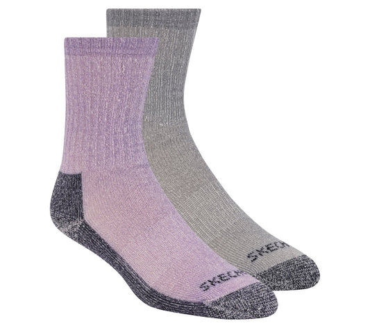 2 Pack Women's Crew Wool Socks Women Skechers discount