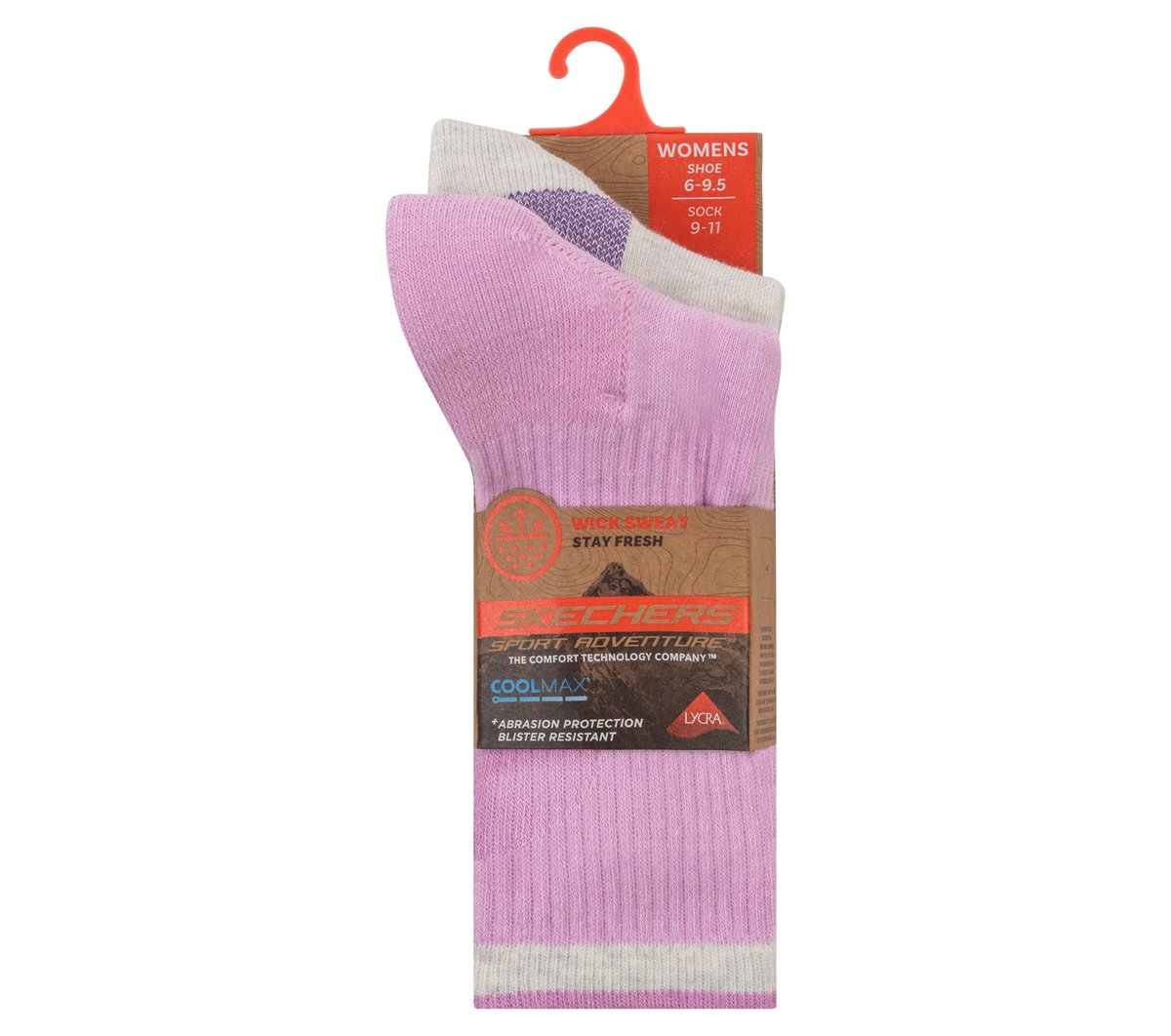 2 Pack Women's Crew Trail Socks Women Skechers for sale