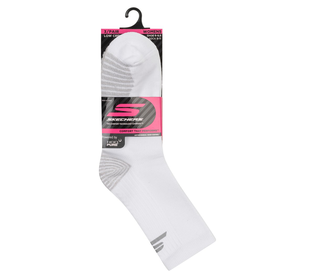 3 Pack Women's Half Terry Low Crew Socks Women Skechers outlet
