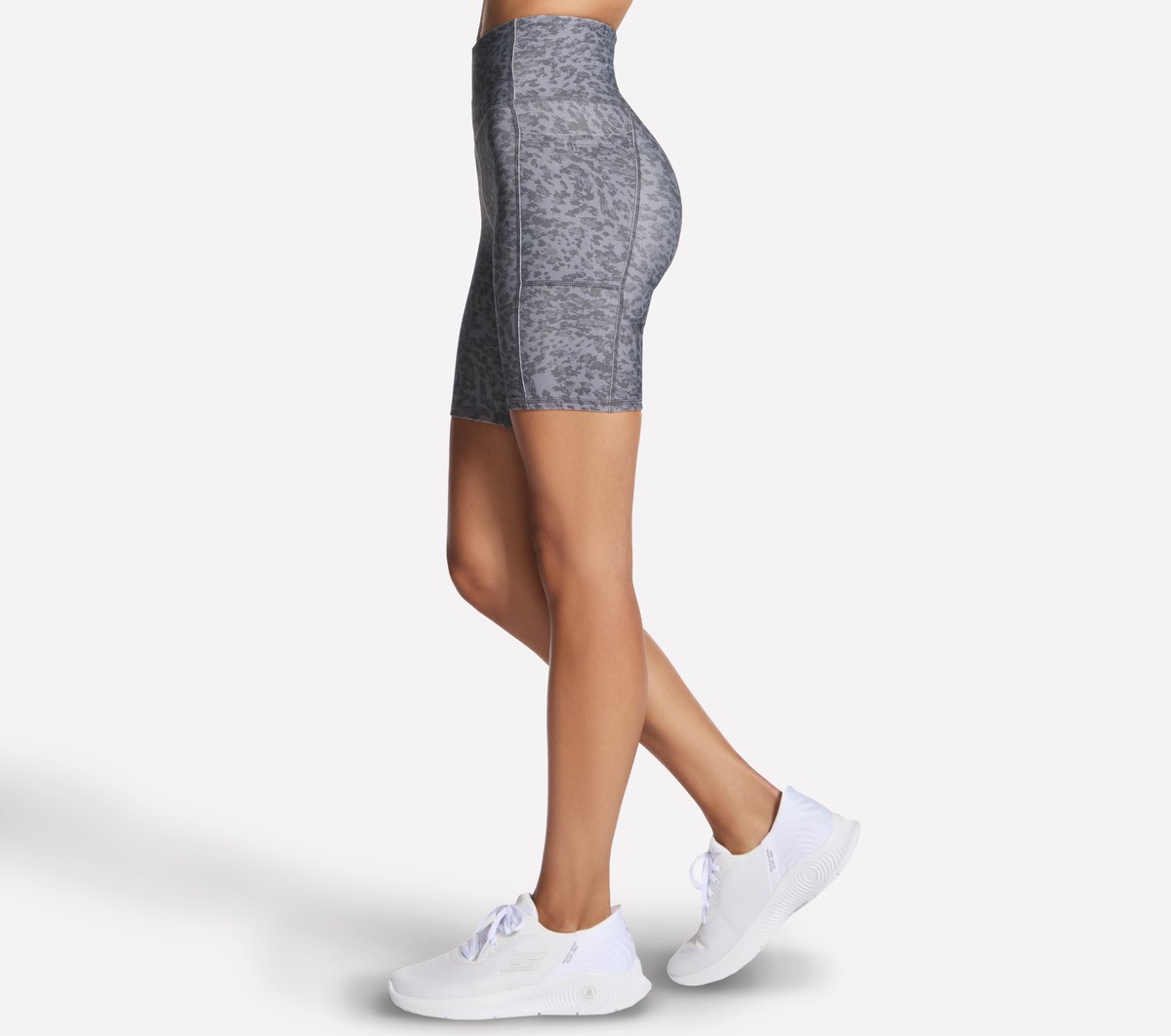 GO FLEX Printed High Waisted 8 Inch Bike Short Women Skechers on sale