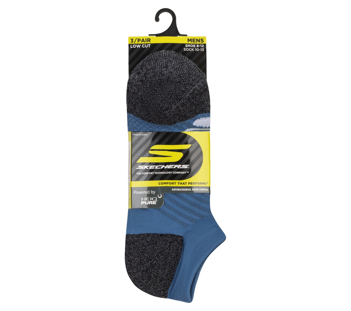 3 Pack Men's Terry Low Cut Socks Men Skechers on sale