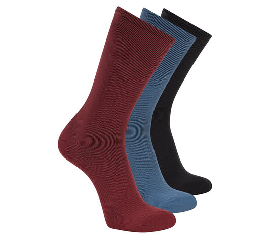 3 Pack Men's Reflective Performance Half Terry Crew Socks Men Skechers on sale