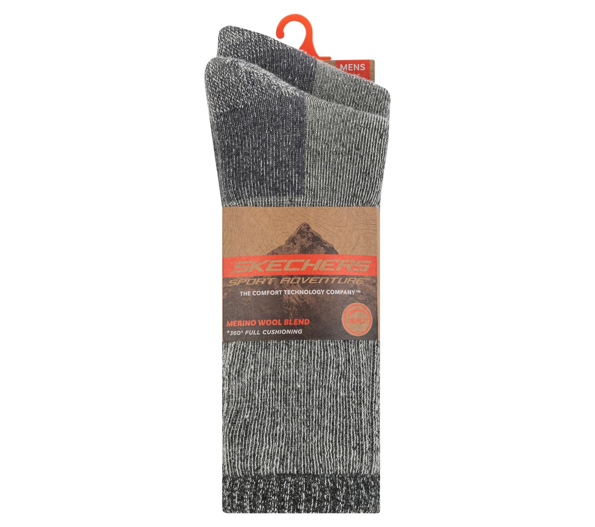 2 Pack Men's Crew Wool Socks Men Skechers discount