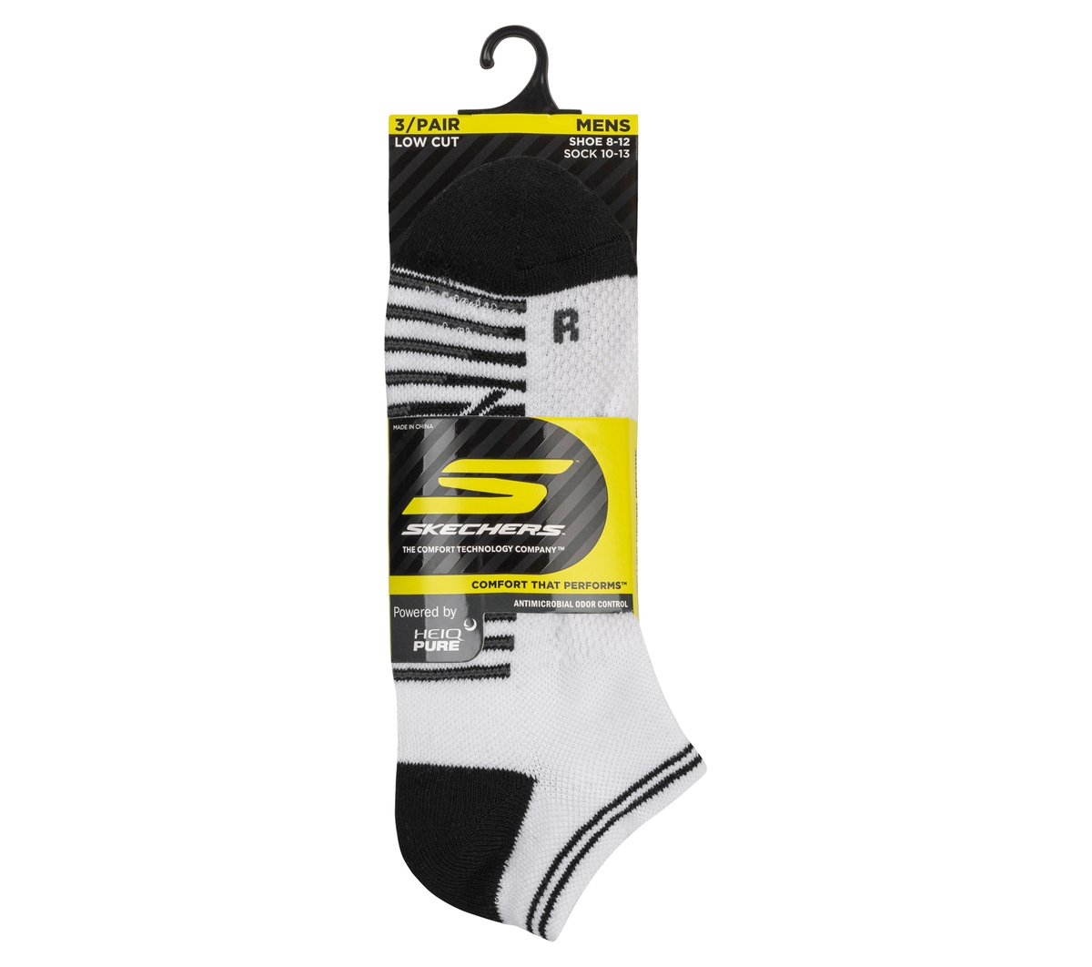 3 Pack Men's Performance Low Cut Running Socks Men Skechers outlet