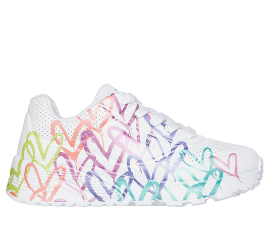 JGoldcrown: UNO Lite - Metallic Joy Kids Skechers online