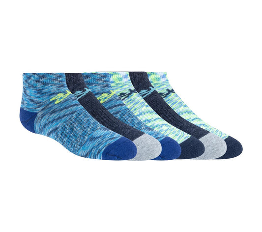 6 Pack Space Dye Low Cut Socks Kids Skechers outlet