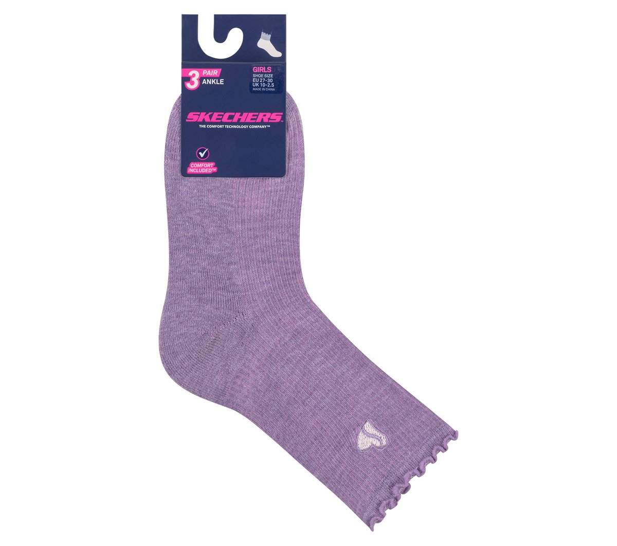 3 Pack Kids Ankle Lettuce Socks Kids Skechers us