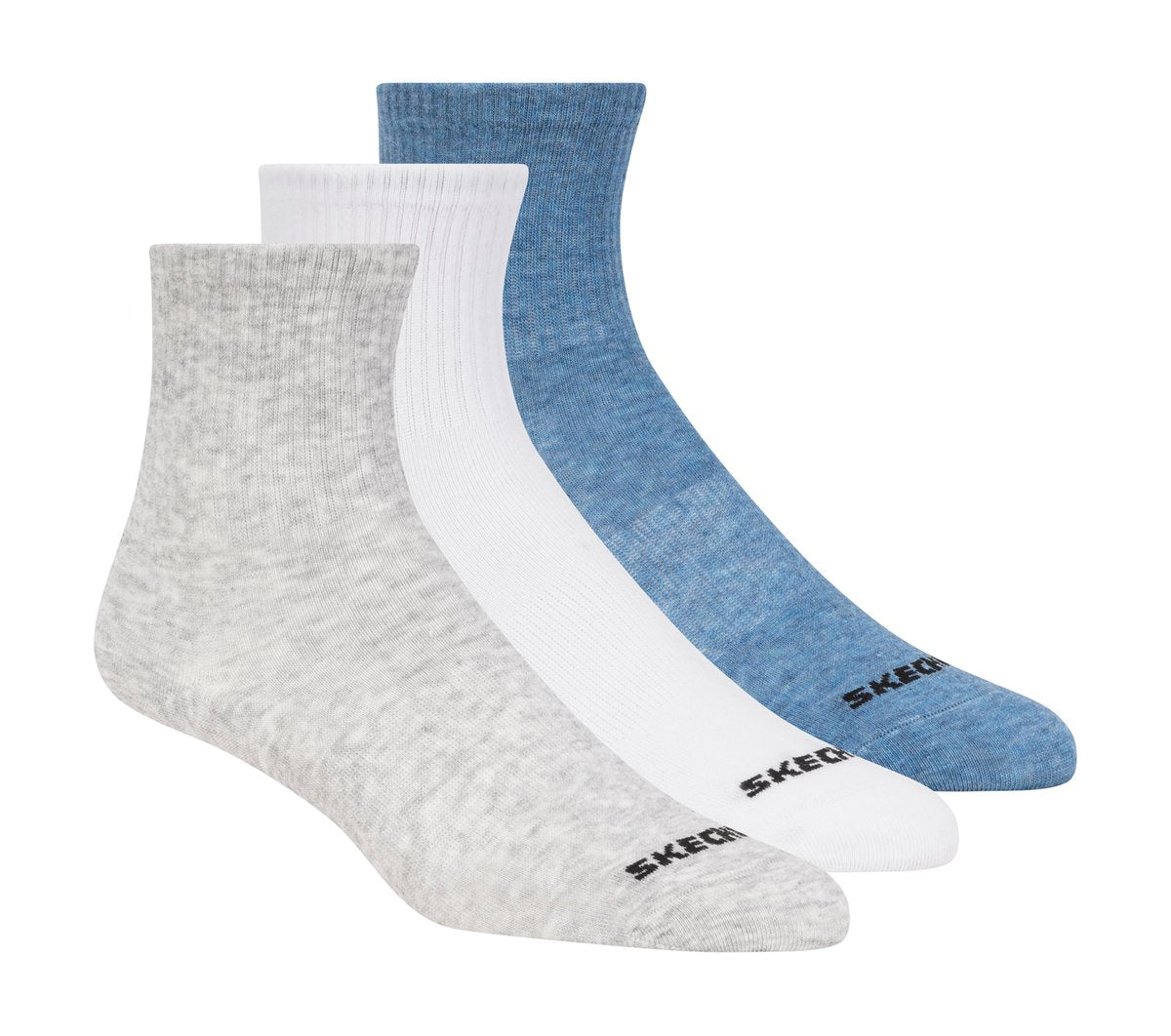 3 Pack Boys' Crew Cotton Socks Kids Skechers sale