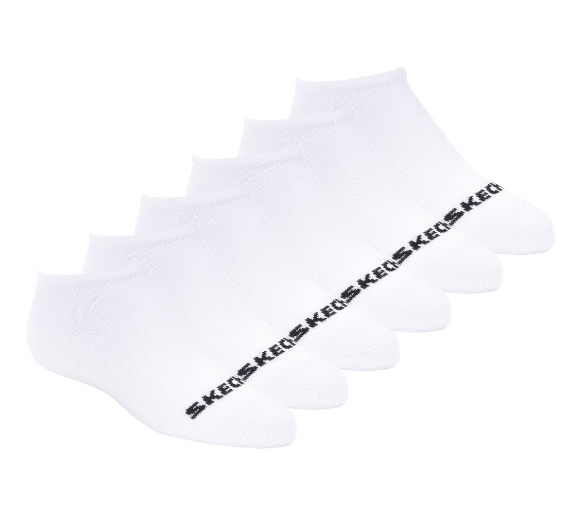 Cotton No-Show Socks - 6 Pack Kids Skechers on sale