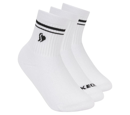 3 Pack Girls' Low Crew Ribbed Socks Kids Skechers online