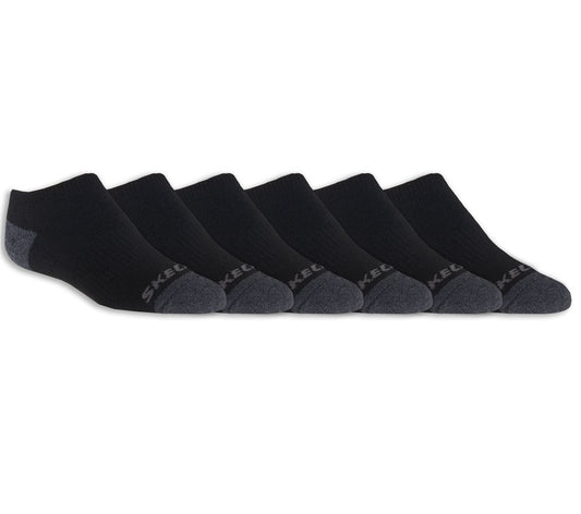 6 Pack Boys' No Show Socks Kids Skechers discount