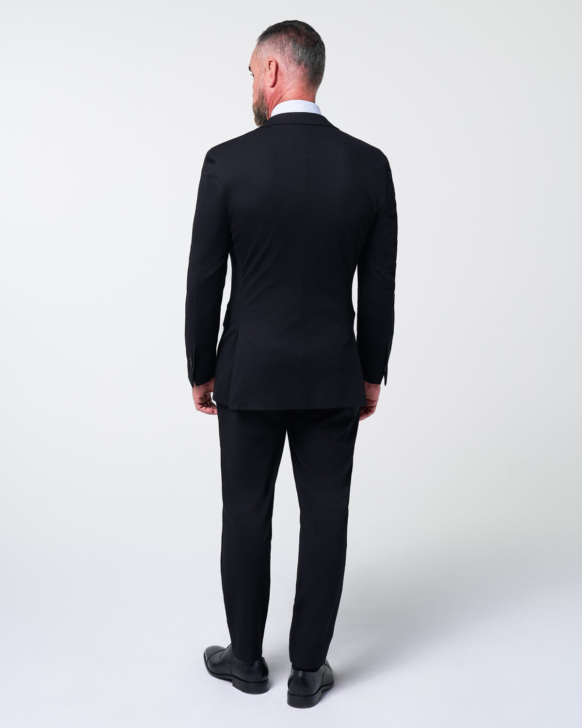 State & Liberty Athletic Fit Stretch Suit - Black