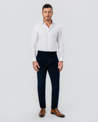 State & Liberty Unstructured Corduroy Suit - Dark Navy