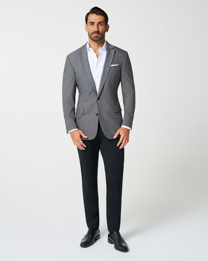 State & Liberty Athletic Fit Stretch Blazer - Heathered Grey