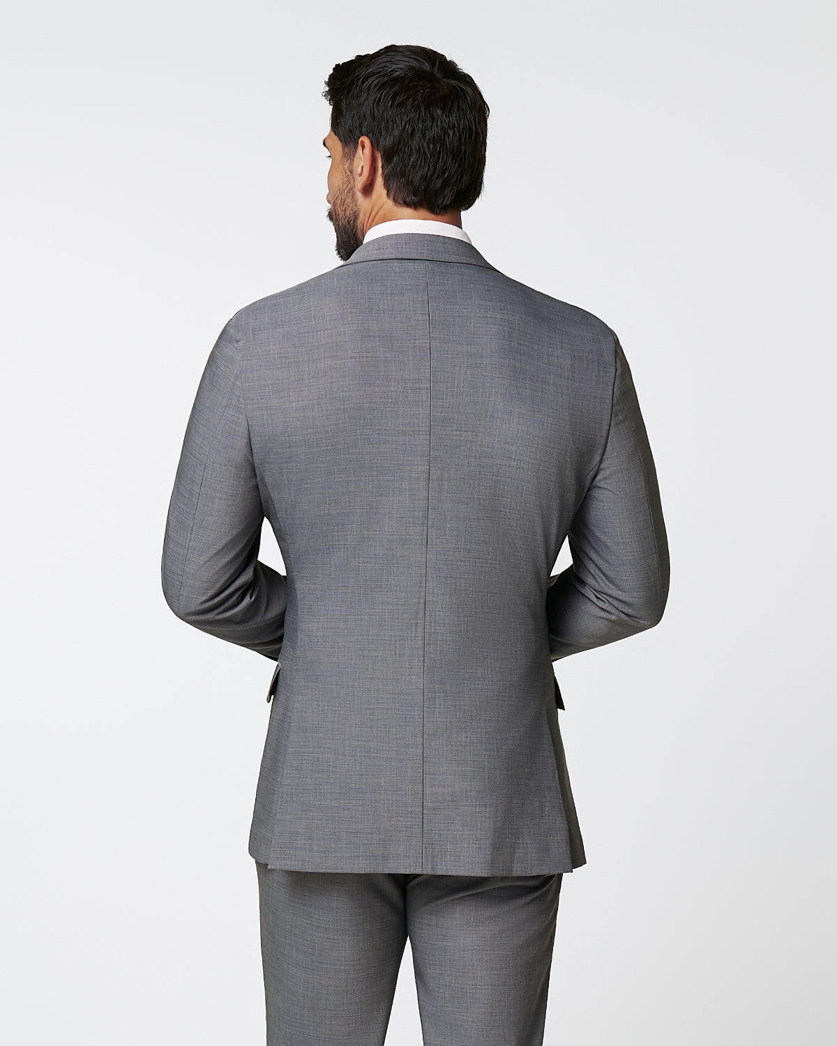 State & Liberty Athletic Fit Stretch Blazer - Heathered Grey