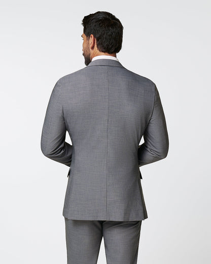 State & Liberty Athletic Fit Stretch Blazer - Heathered Grey