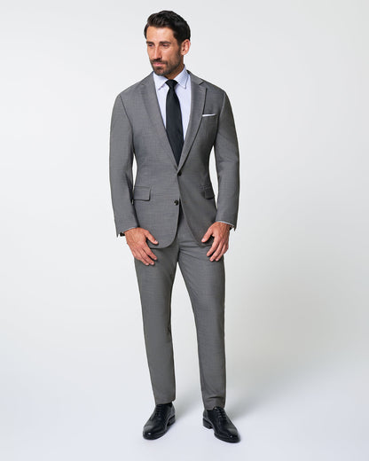 State & Liberty Athletic Fit Stretch Blazer - Heathered Grey