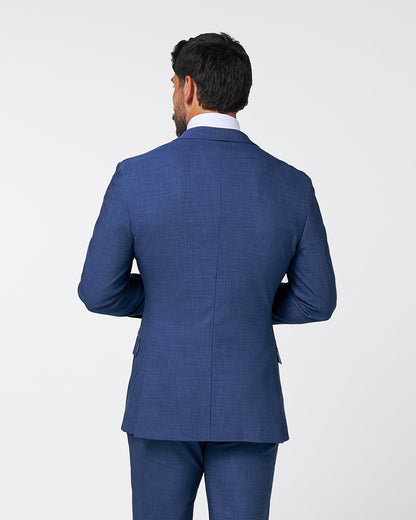 State & Liberty Athletic Fit Stretch Blazer - Heathered Navy