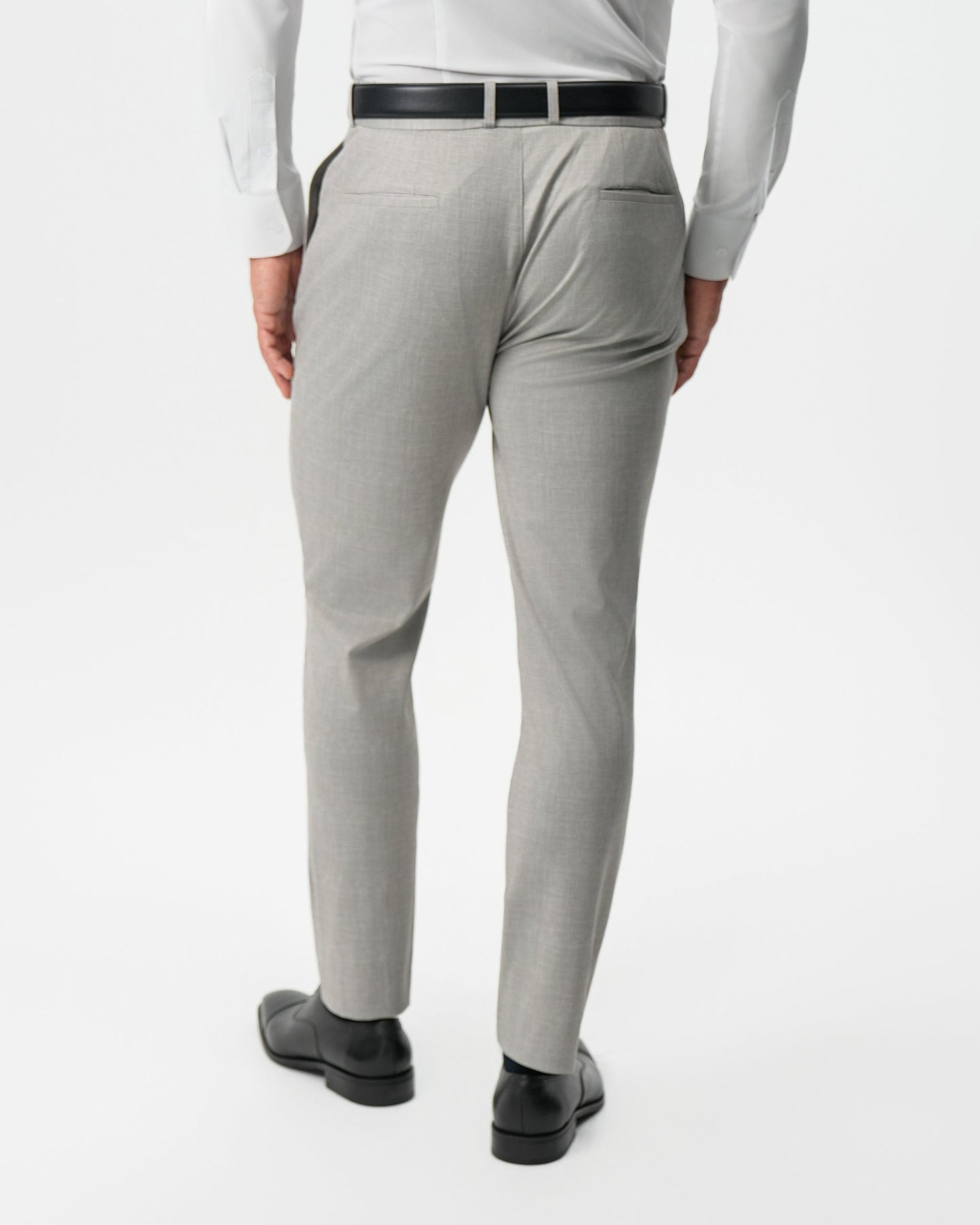 State & Liberty Athletic Fit Stretch Pants - Stone Crosshatch