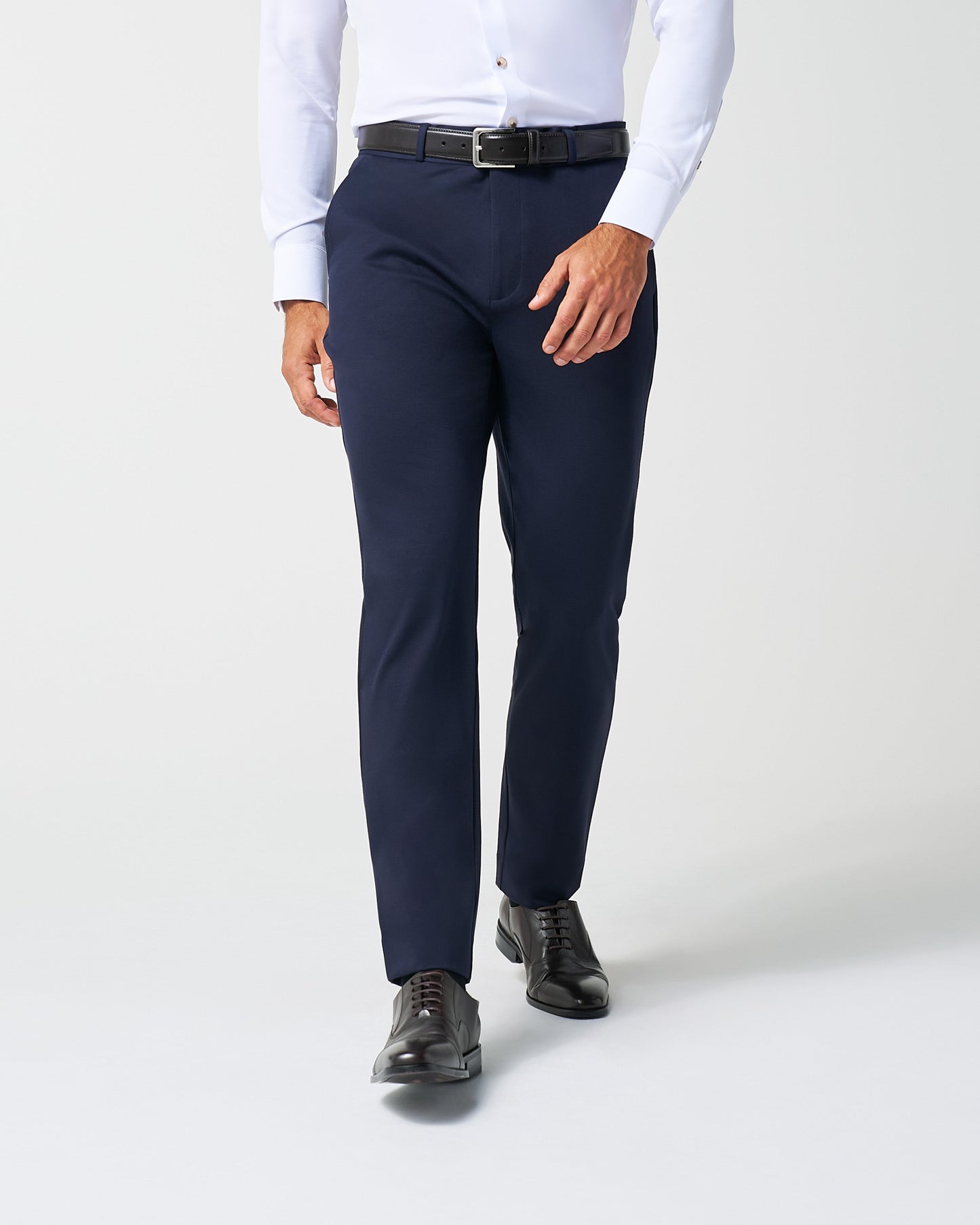 State & Liberty Athletic Fit Stretch Suit Pants - Navy