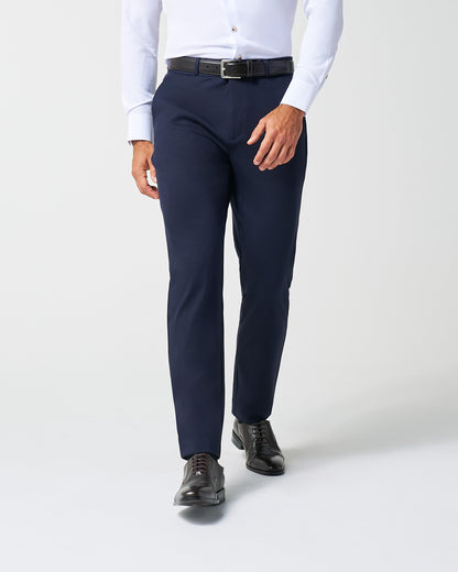 State & Liberty Athletic Fit Stretch Suit Pants - Navy